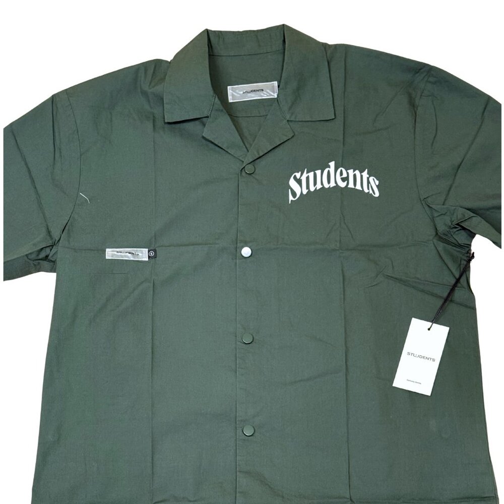 STUDENTS Golf Dark Green Button-Up Polo – XL & XXL | Streetwear